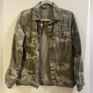 Cute camo denim jacket